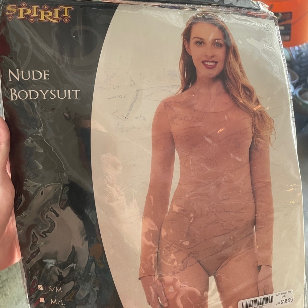 Spirit of Halloween nude bodysuit size s/m